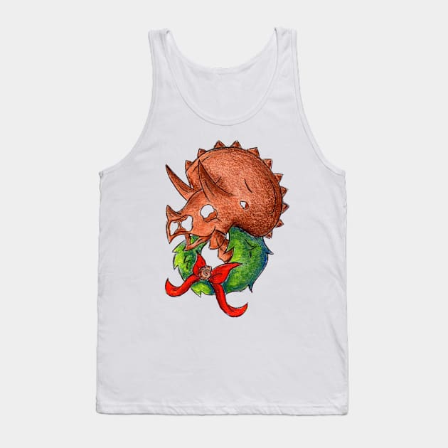 Festive Fossil Tank Top by KristenOKeefeArt